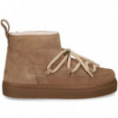 BOTÍN DEPORTIVO PIEL BEIGE