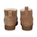 BOTÍN DEPORTIVO PIEL BEIGE