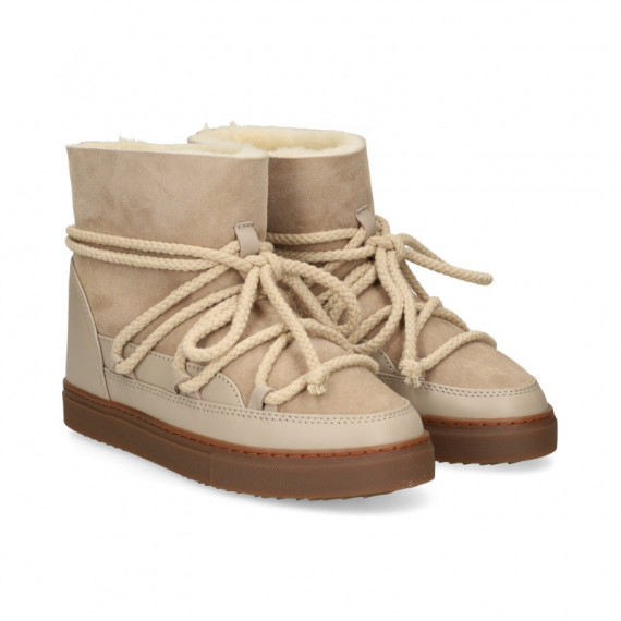 BOTÍN DEPORTIVO BORREGO BEIGE