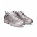 Deportivo Metallic+malla Rosa  NEW BALANCE