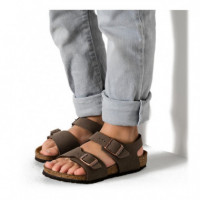 2 Hebillas Atada Talon Marron  BIRKENSTOCK