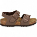 2 HEBILLAS ATADA TALON MARRON