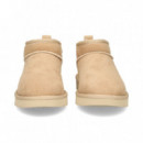 BOTIN CORTO ANTE BEIGE