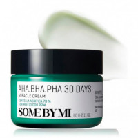Aha Bha Pha 30 Days Miracle Cream Crema Facial Exfoliante Suave con ácido Salicílico y Centella  SOME BY MI