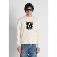 Sudadera de Corte Regular en Algodón Interlock con Estampado de Antony Morato.  ANTONY MORATO