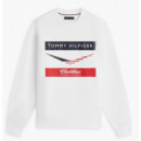 TOMMY HILFIGER - TH X CF1 CHEVRON CREWNECK - YBR - F|MN0MN00080/YBR