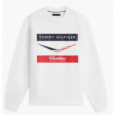 TOMMY HILFIGER - TH X CF1 CHEVRON CREWNECK - YBR - F|MN0MN00080/YBR