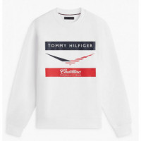 TOMMY HILFIGER - TH X CF1 CHEVRON CREWNECK - YBR - F|MN0MN00080/YBR