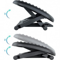 Reposapies Ergonomico TOOQ Confort Black