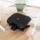 Reposapies Ergonomico TOOQ Confort Black