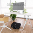 Reposapies Ergonomico TOOQ Confort Black