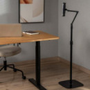 Soporte de Suelo AISENS para Tablet 4.7-12.9" Giratorio/inclinable Black
