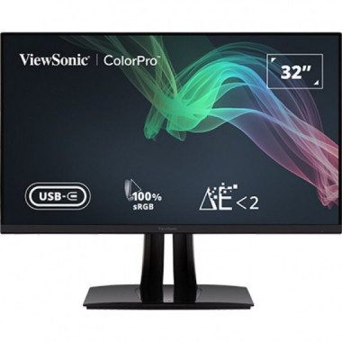 Monitor VIEWSONIC 32" 4K IPS Uhd Ergonomico Multimedia Dp HDMI Usb-c