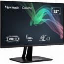Monitor VIEWSONIC 32" 4K IPS Uhd Ergonomico Multimedia Dp HDMI Usb-c
