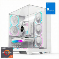 Ordenador Gaming Infinity Pro White Rgb R7 9800X3D/16GB DDR5/SSD1TB NVME/WIFI/R.LIQ/800W/W11PRO  GM