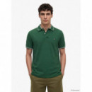 STRIPE UNDERCLLR PIQUE REG POLO STREET G