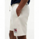 RWB BOX FLAG TR SWEATSHORT IVORY PETAL