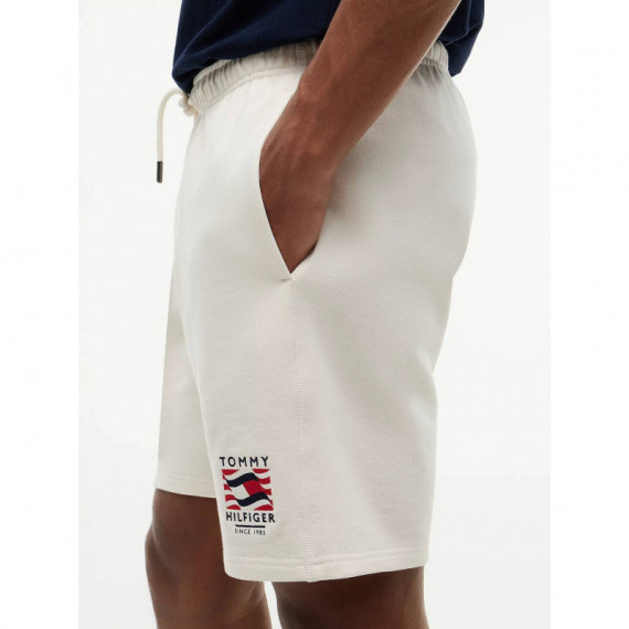 RWB BOX FLAG TR SWEATSHORT IVORY PETAL