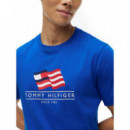 RWB MAIN FLAG REGULAR TEE REGAL BLUE