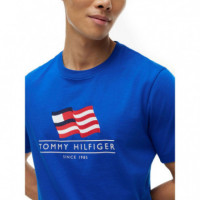 RWB MAIN FLAG REGULAR TEE REGAL BLUE
