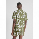CAMISA ESTAMPADA VERDE MILITAR