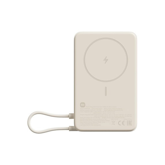 XIAOMI Bateria Externa Portatil 10000mAh Beig Carga Inalambrica Magnetica ,Con Soporte WPB1007Z