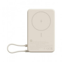 XIAOMI Bateria Externa Portatil 10000mAh Beig Carga Inalambrica Magnetica ,Con Soporte WPB1007Z