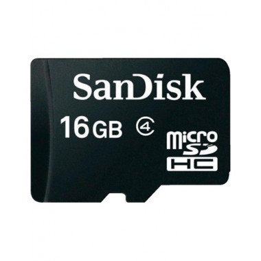SANDISK Tarjeta Memoria Micro SDHC 16Gb HD Clase 4
