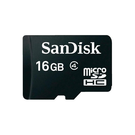 SANDISK Tarjeta Memoria Micro SDHC 16Gb HD Clase 4