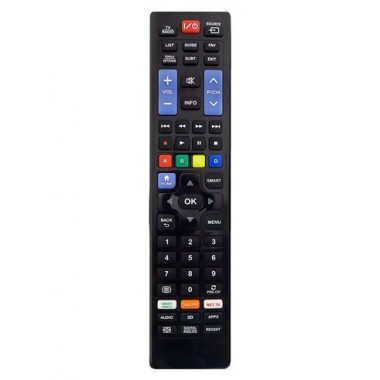SUPERIOR Mando TV Universal Para Samsung/LG/Sony/Panasonic/Philips Con Teclas Netflix