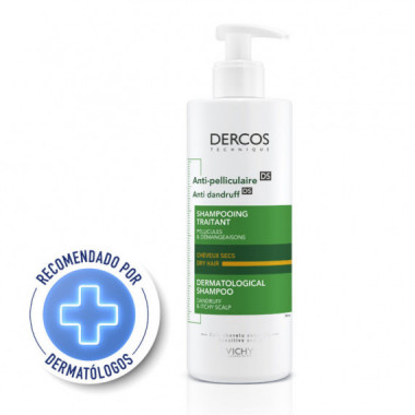 VICHY DERCOS CHAMPU ANTICASP CABELLO SECO 390 ML
