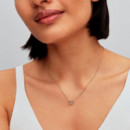 Collar Círculos Entrelazados Cuentas y Pavé 364825C01