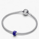 Charm Cristal de Murano Azul