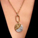Charm Medallón XL Sol y Luna 764806C01