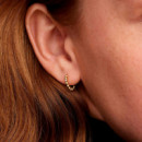 Pendientes de Aro Abrazo Cuentas 264823C01