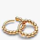 Pendientes de Aro Abrazo Cuentas 264823C01