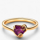Anillo Corazón Morado Sally de Pesadilla antes de Navidad de Disney 164734C01