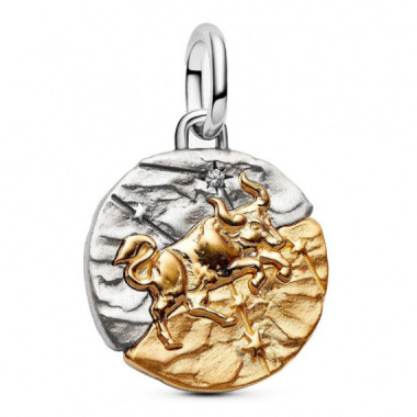 Charm Medall&oacute;n Zodiaco Tauro 764986C01