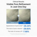 Zero Pore One-day Peptide Serum
Sérum Refinador De Poros Y Equilibrante De Grasa
