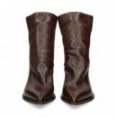 BOTIN TEXANO PIEL MOKA