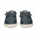 WALLABEE CANVAS AZUL