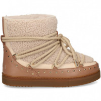 Botín Deportivo Borrego Beige  INUIKII