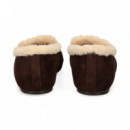MOCASIN BORREGO ANTE MARRON