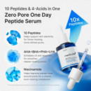 Zero Pore One-day Peptide Serum
Sérum Refinador De Poros Y Equilibrante De Grasa
