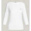 TOMMY HILFIGER - NEW CODY SLIM BOAT-NK 3/4SLV - 02Z - F|WW0WW40589/02Z