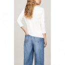TOMMY HILFIGER - NEW CODY SLIM BOAT-NK 3/4SLV - 02Z - F|WW0WW40589/02Z