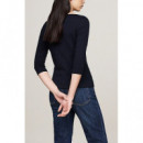 TOMMY HILFIGER - NEW CODY SLIM BOAT-NK 3/4SLV - 02G - F|WW0WW40589/02G