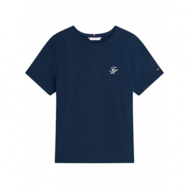 TOMMY HILFIGER - TH SCRIPT REG C-NK SS TEE - C1G - F|WW0WW47809/C1G