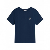 TOMMY HILFIGER - TH SCRIPT REG C-NK SS TEE - C1G - F|WW0WW47809/C1G