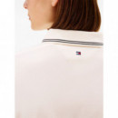 TOMMY HILFIGER - TH SCRIPT LYOCELL ZIP SS POLO - AEF - F|WW0WW47853/AEF